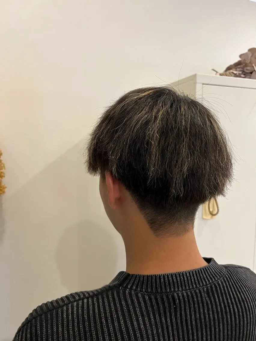 ショート 【本陣】カット モデル/朝岡 慧のヘアスタイル