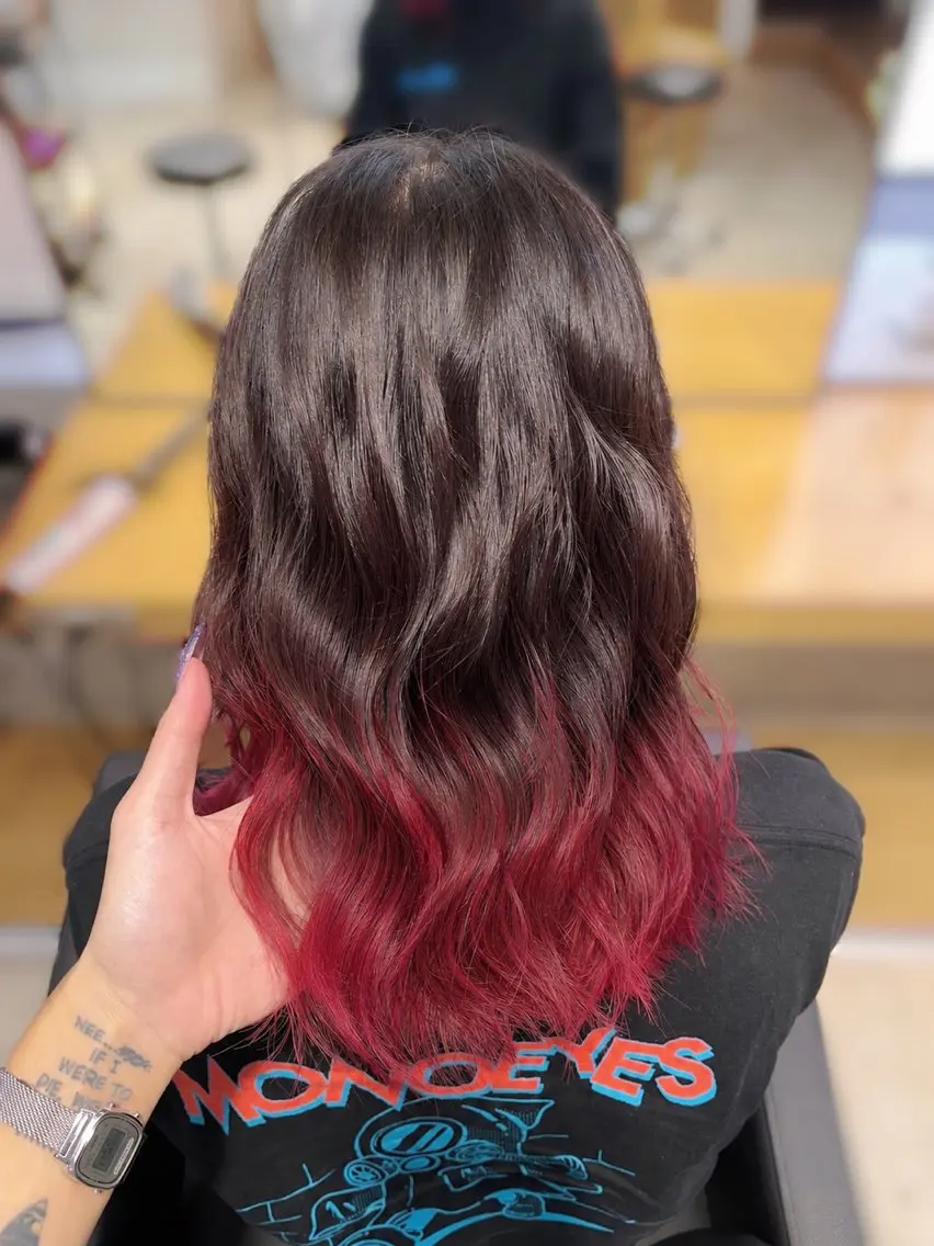 ミディアム カット ヘアカラー 🌈派手カラー🌈 🦋HARU 🦋のヘアスタイル