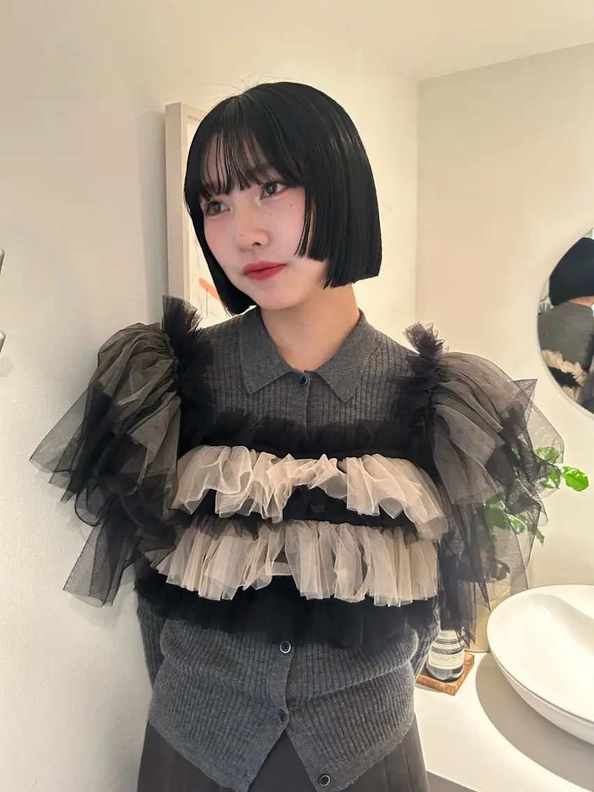 カラー かがやしづ ⭐️カラーモデルのヘアスタイル