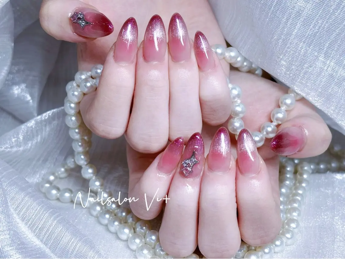 ネイル ハンドネイル Nailsalon Vi+ももか🩷のネイルデザイン