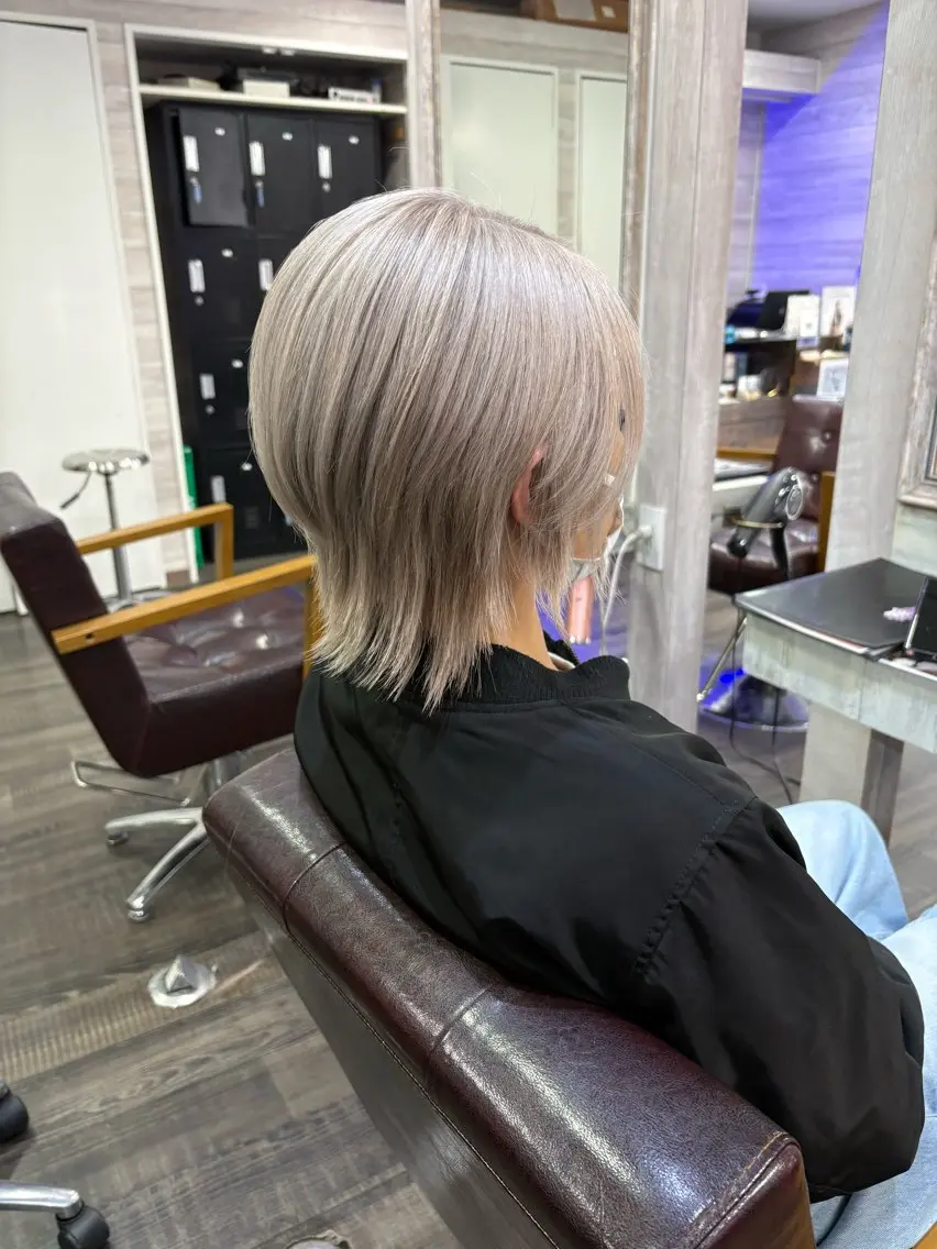 ショート ウルフカット ヘアカラー トリートメント LOCO/ Koukiのヘアスタイル