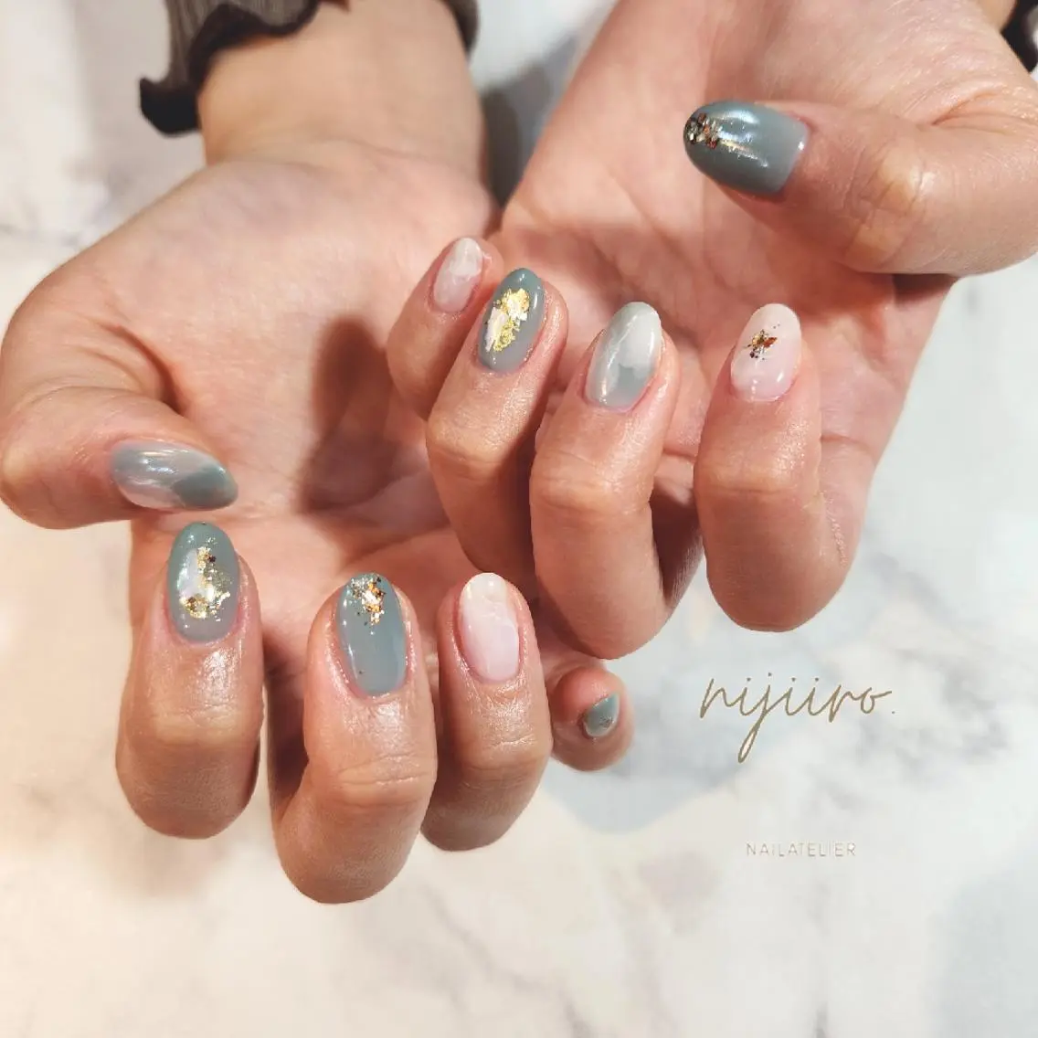 ネイル ハンドネイル nijiiro🌈 サトウのネイルデザイン