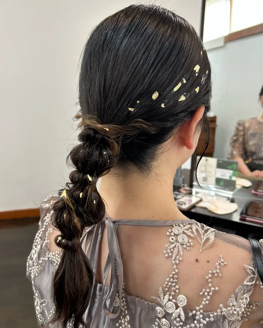 ヘアアレンジ 結婚式・ブライダル 坂本 瑞季 🤍 髪質改善のヘアスタイル