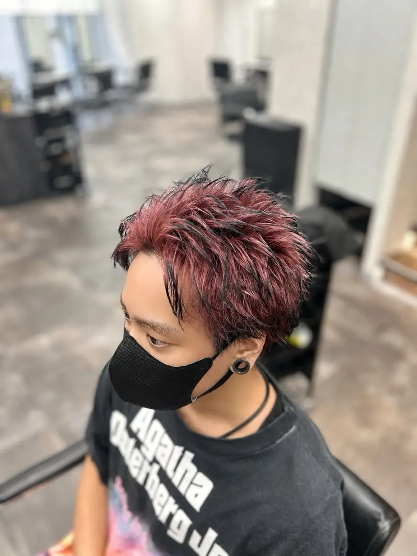 ショート カラー メンズ 🐠メンズ特化🐠 井上風冴のヘアスタイル