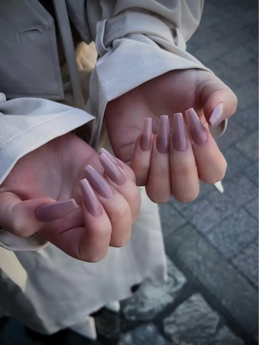 ネイル ワンカラーネイル スカルプネイル シンプルネイル ネイルチップ ハンドネイル YUKO nailのネイルデザイン