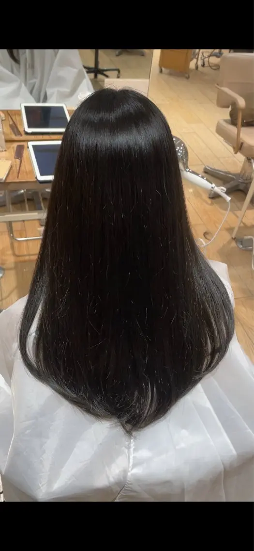 ロング 似合わせカット⌇ヘア セット⌇A i‎🤍のヘアスタイル