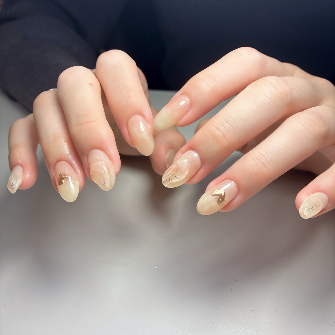 ネイル フットネイル ジェルネイル マグネットネイル ニュアンスネイル オフィスネイル ハンドネイル nail salon anoneのネイルデザイン