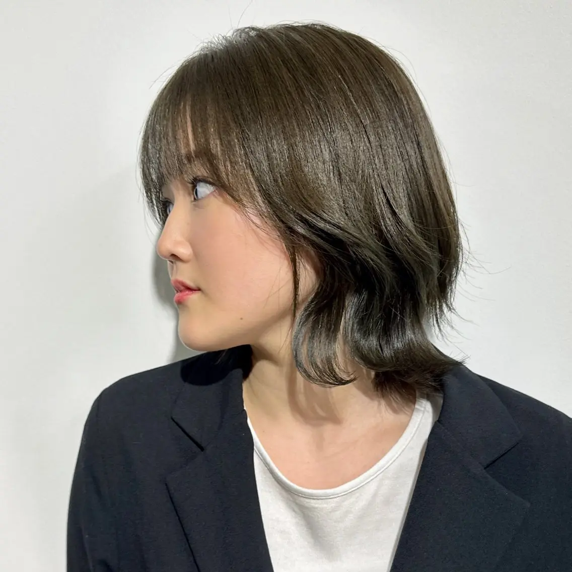 ミディアム カラー カット ヘアカラー トリートメント ブリーチなし/レイヤ ー特化🌈Tommyのヘアスタイル