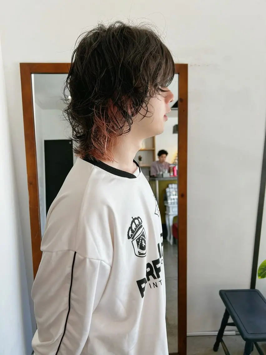 ミディアム カット ヘアカラー 浅野 敬亮のヘアスタイル