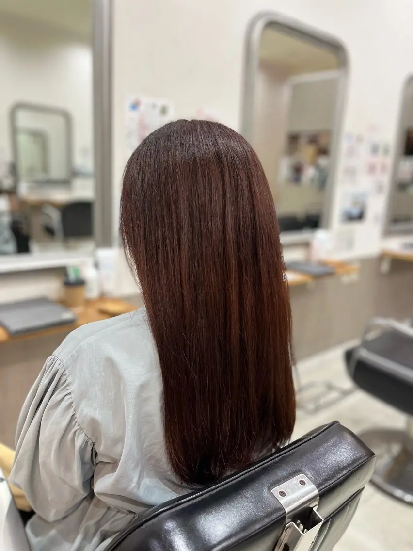 カラー ヘアカラー トリートメント 艶髪🥣透明感カラー 🫧前田奈津実のヘアスタイル