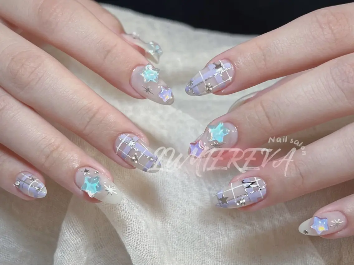 ネイル 韓国ネイル ワンホンネイル ハンドネイル Lumiereva @ネイルモデル募集中のネイルデザイン