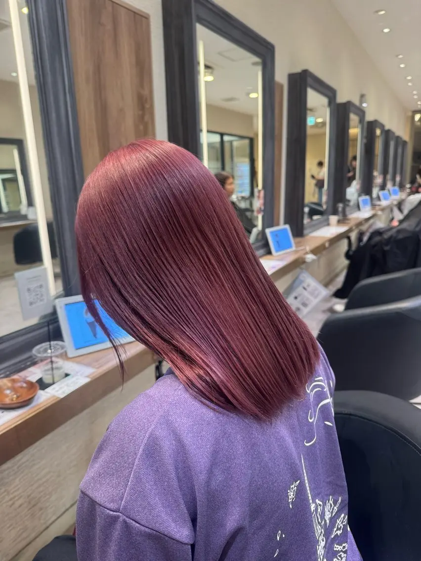 ロング カラー さら艶レイヤーカット 🩶Suzuneのヘアスタイル