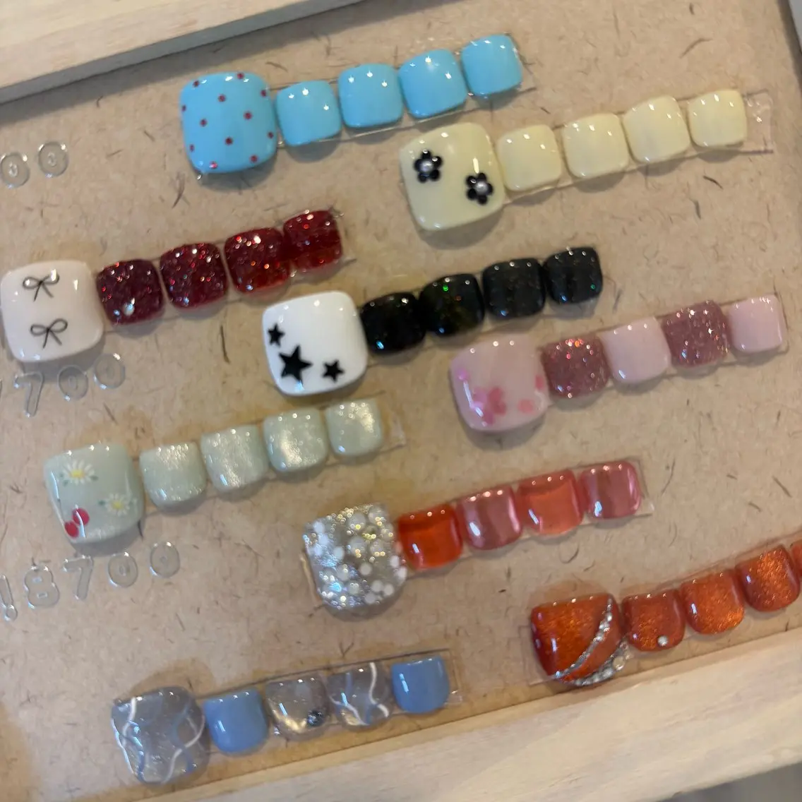 【ジェル】foot定額デザイン¥6,700〜(オフ代別途)の写真