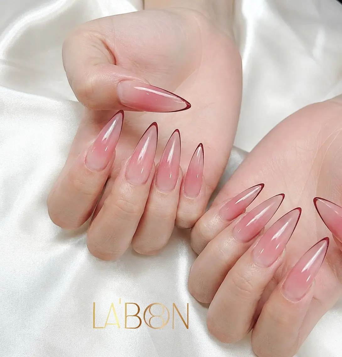 ネイル アートネイル ジェルネイル キラキラネイル 韓国ネイル ロングネイル Labon Nails Artのネイルデザイン
