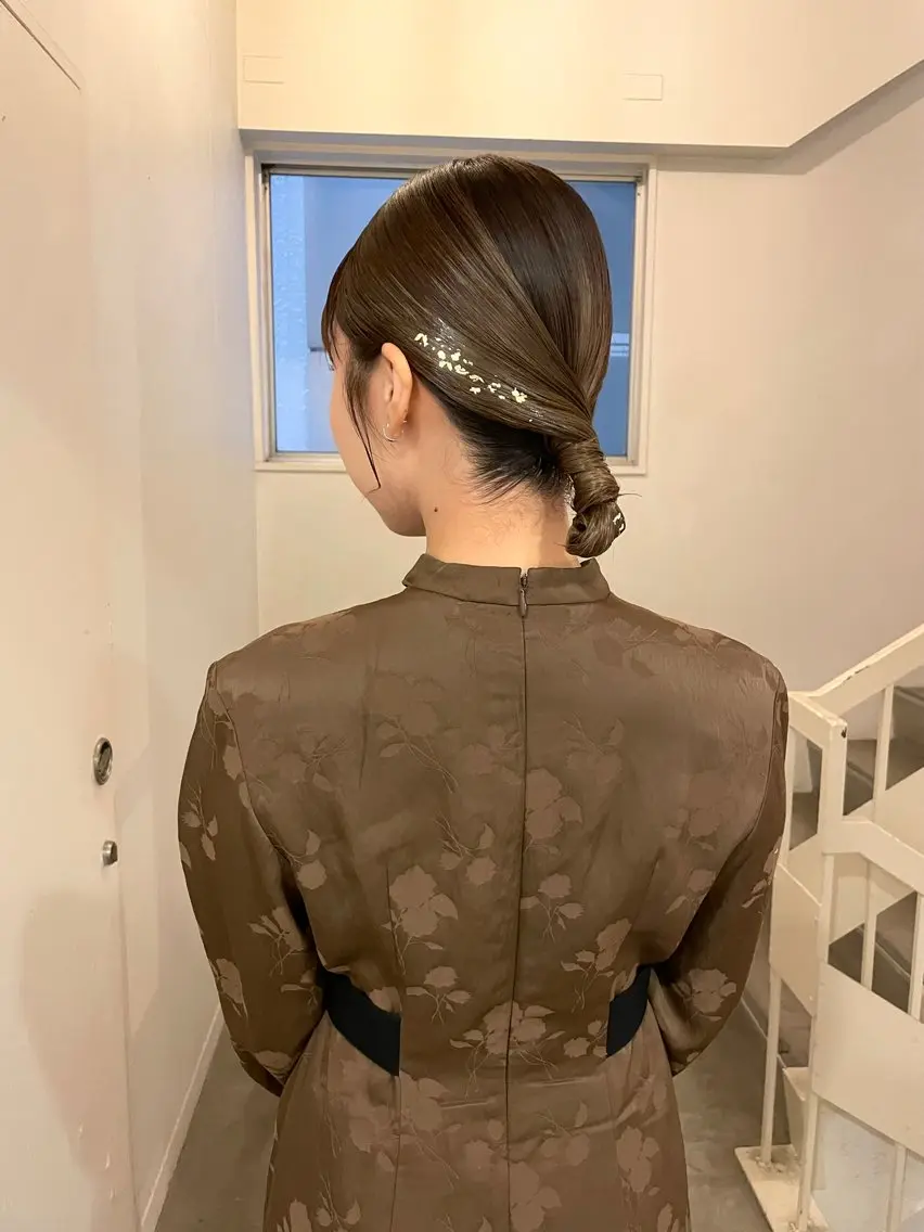 ミディアム ヘアアレンジ 谷川 未来のヘアスタイル