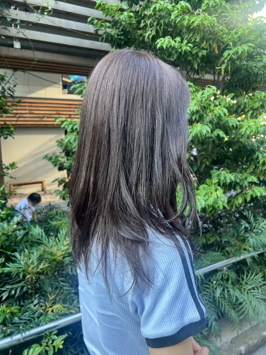 カラー ヘアカラー トリートメント flamme 🫧yumiのヘアスタイル