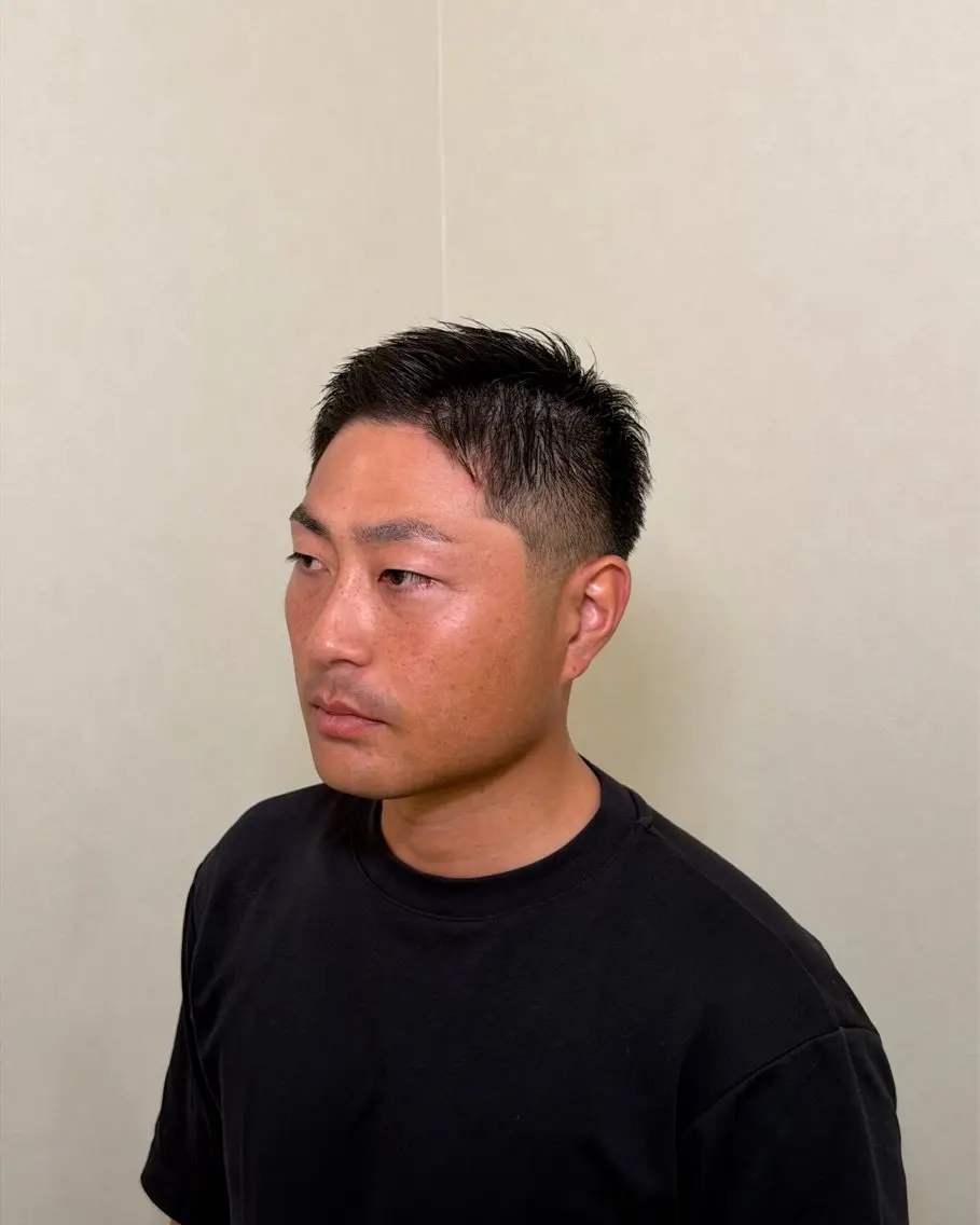 ショート メンズ フェードカット スキンフェード カット room四日市店 BASED/SOTAのヘアスタイル