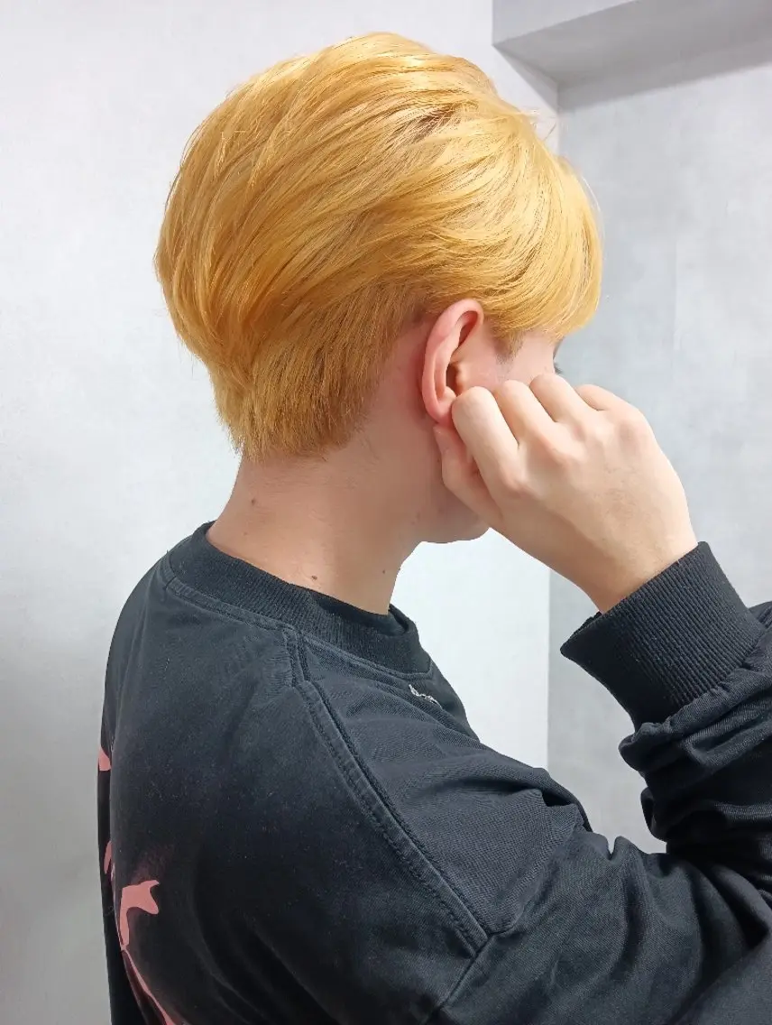 メンズ ヘアカラー kino✟ yuriのヘアスタイル