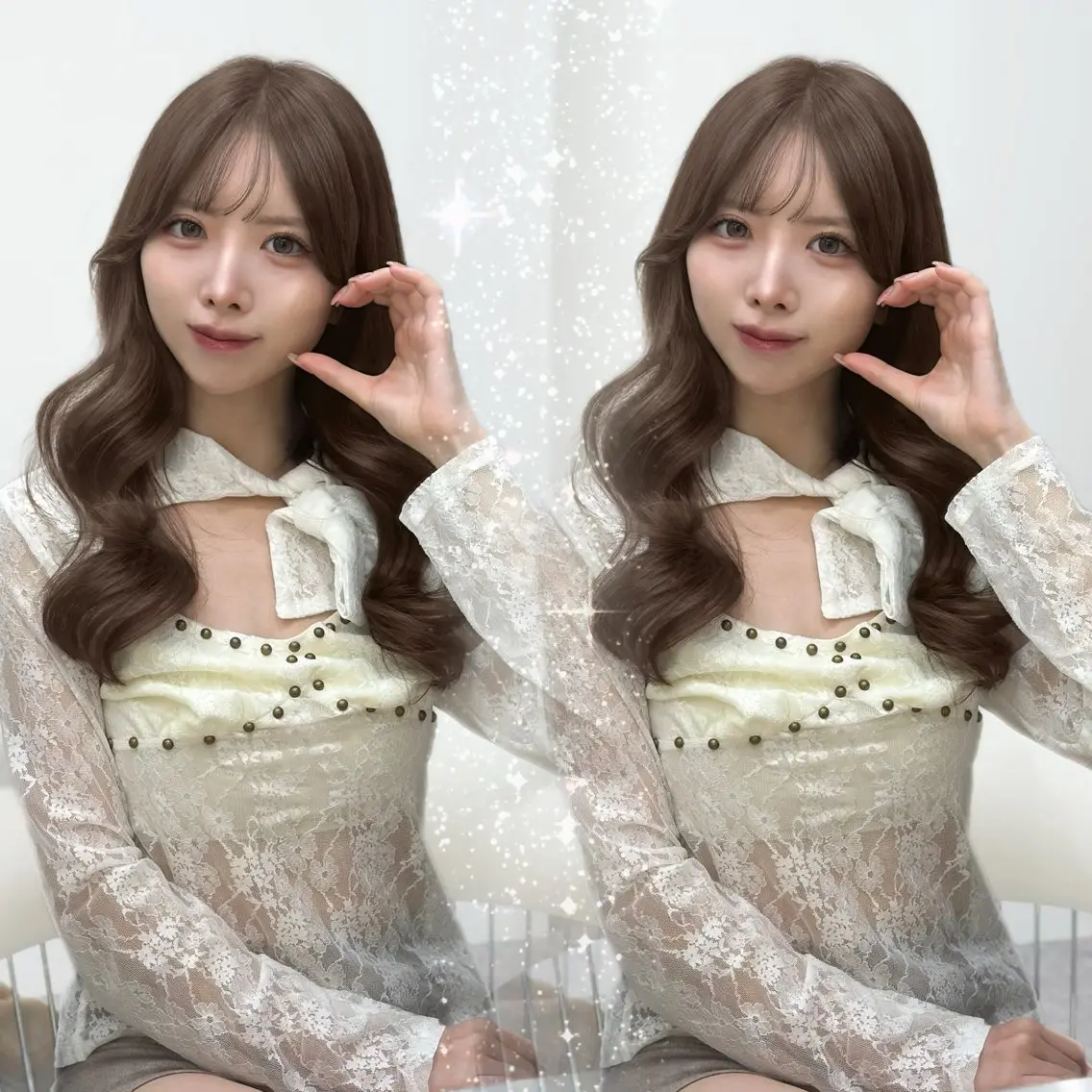 ロング カラー ブリーチ ケアカラー 透明感カラー ブリーチなしカラー ワンホン🎀韓国ヘア 💞渋谷/GAKUのヘアスタイル