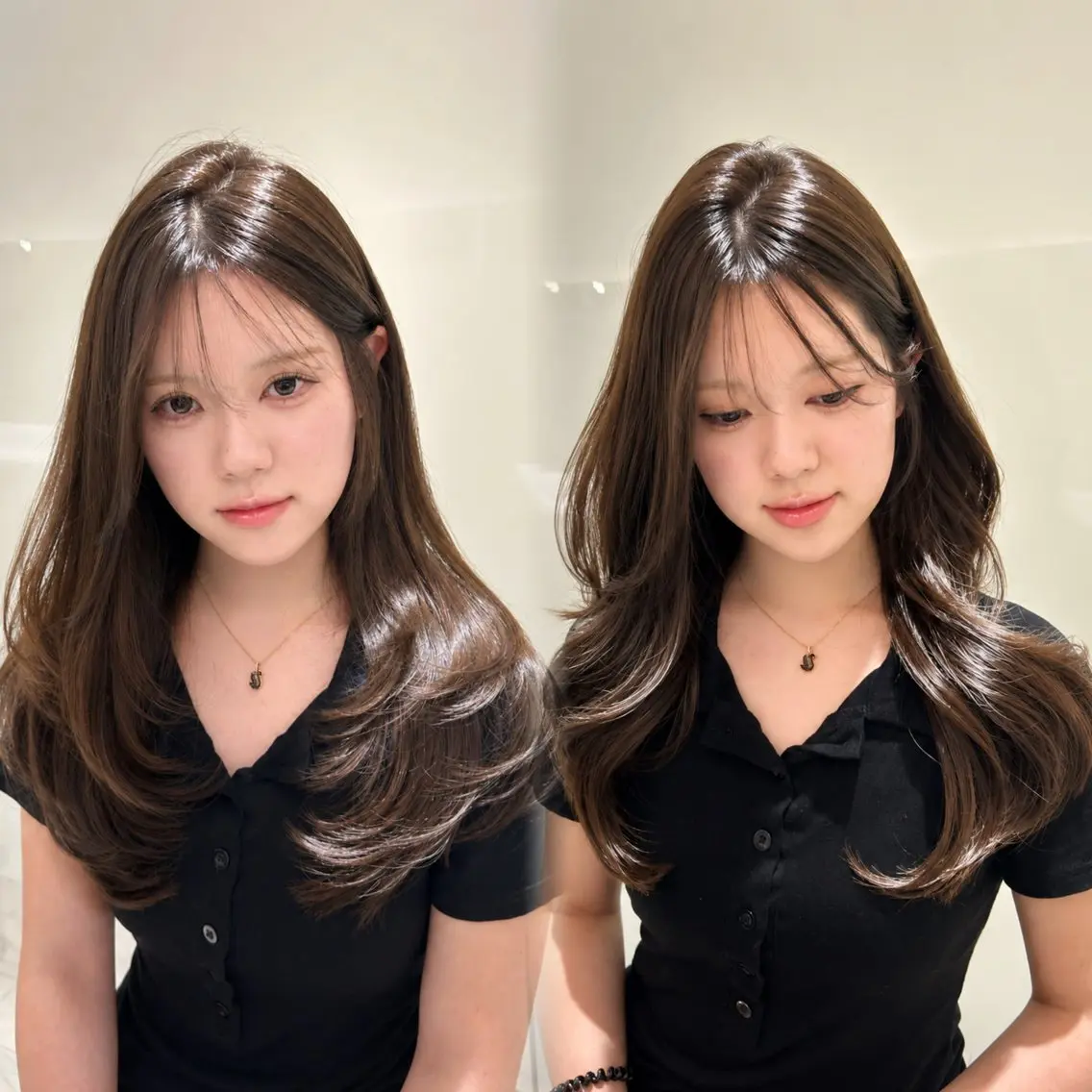 ロング ヘアカラー 大人色気レイヤー/ 大阪梅田/ユズ🎀のヘアスタイル