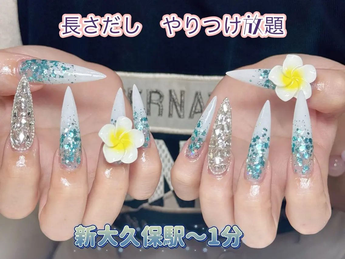 ネイル フレンチネイル ジェルネイル マグネットネイル ミラーネイル パラジェル ハンドネイル Luci Nail Shinokuboのネイルデザイン