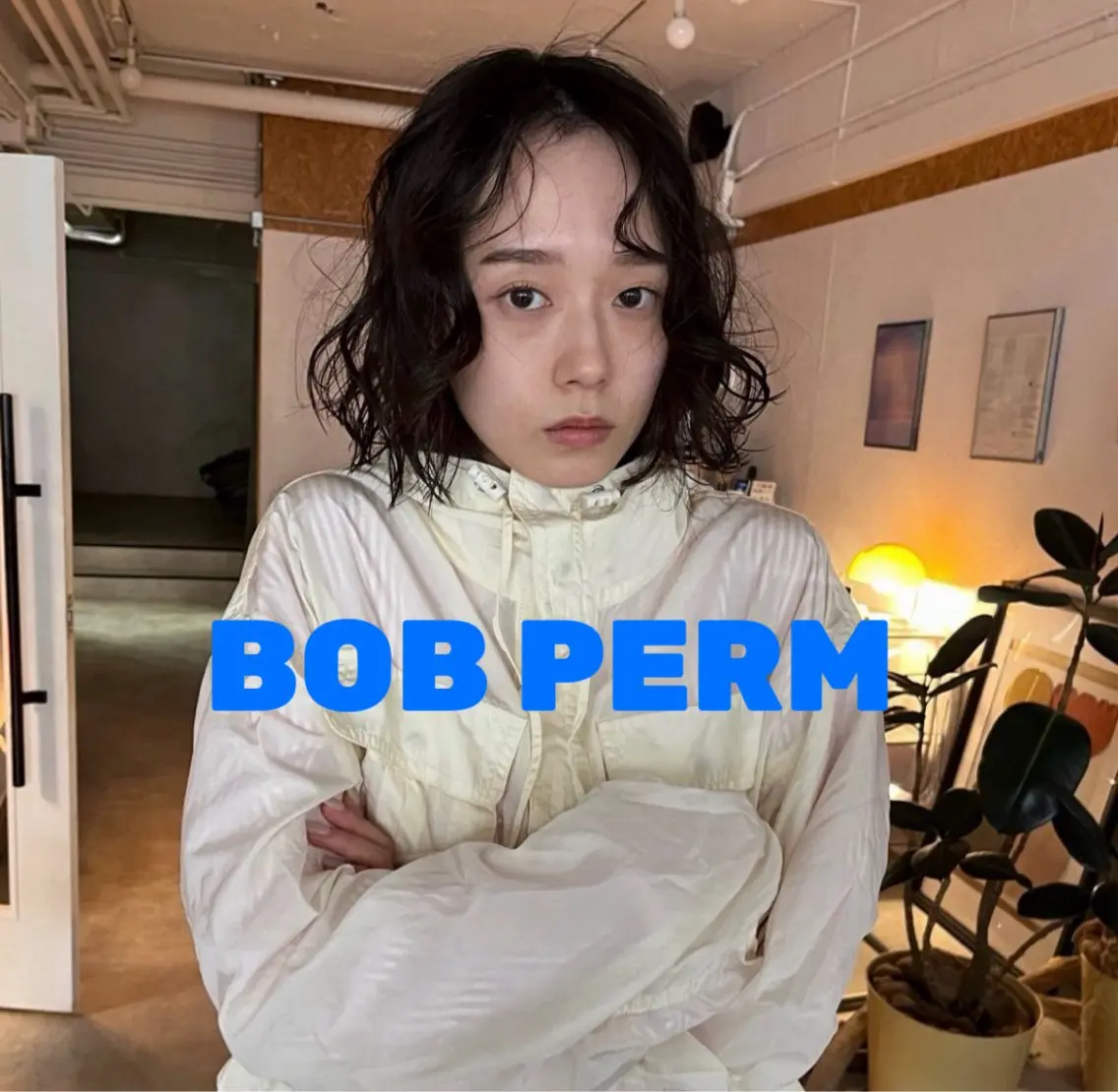 ショート カット パーマ ボブパーマ🥣KON コンナツミのヘアスタイル