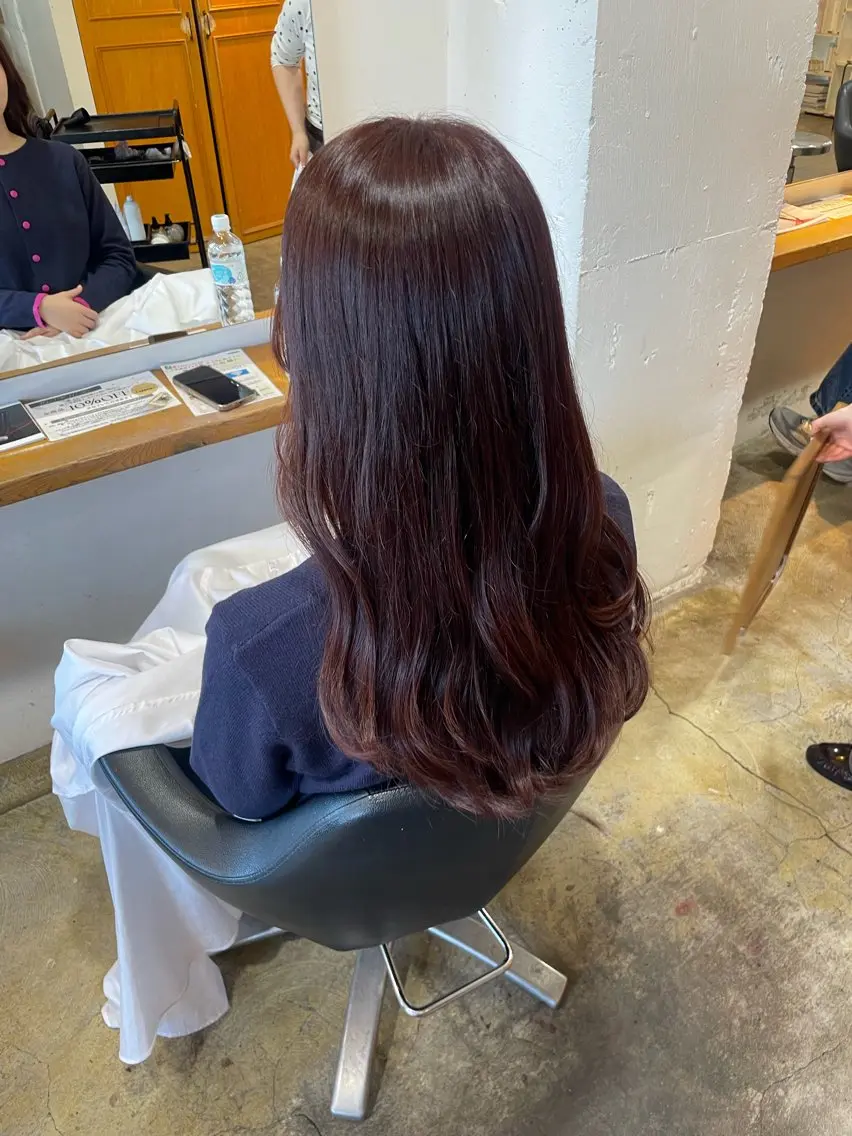 似合わせカット+艶カラー+トリートメント🫧の写真