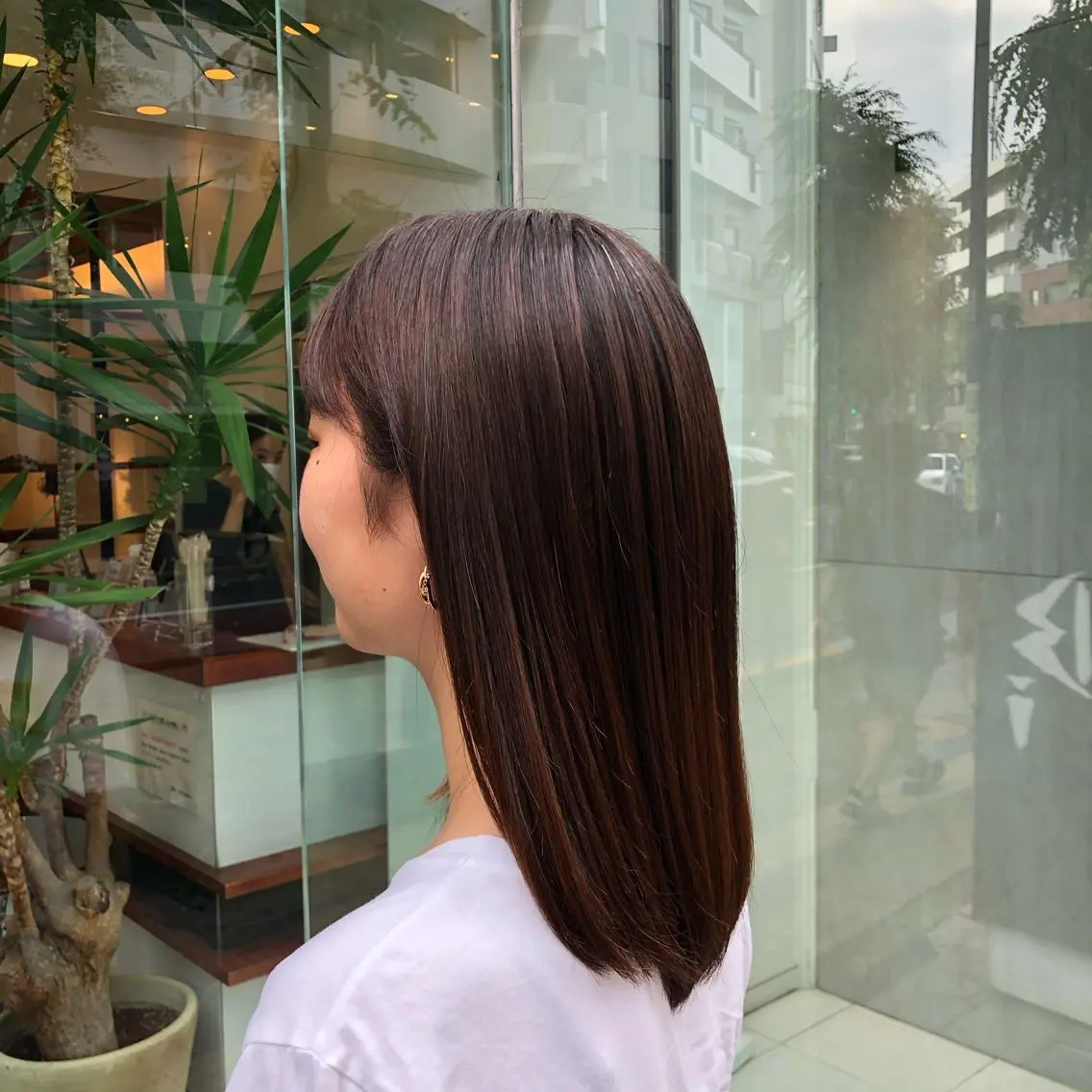 ミディアム BiBi 武田 あやのヘアスタイル