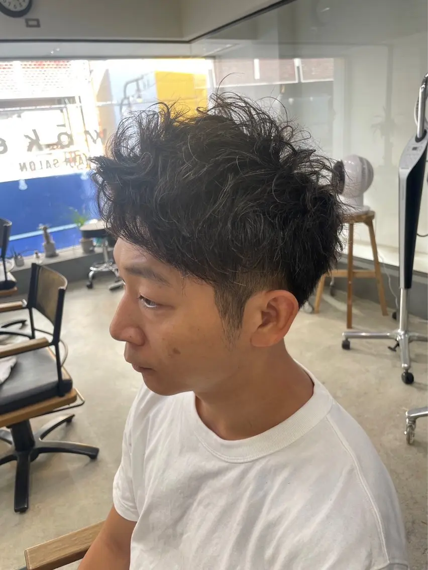 ショート パーマ メンズ メンズ専門サロン wokeのヘアスタイル