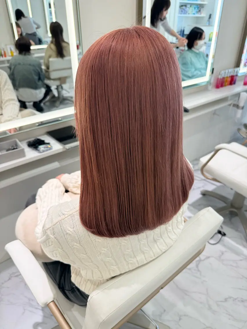 セミロング カラー カット トリートメント ParveMix🎀 稲垣 詞葉のヘアスタイル