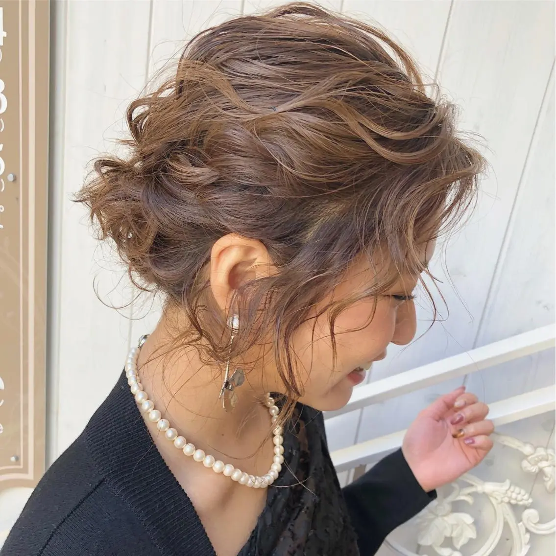 ヘアアレンジ サワダ サトミのヘアスタイル