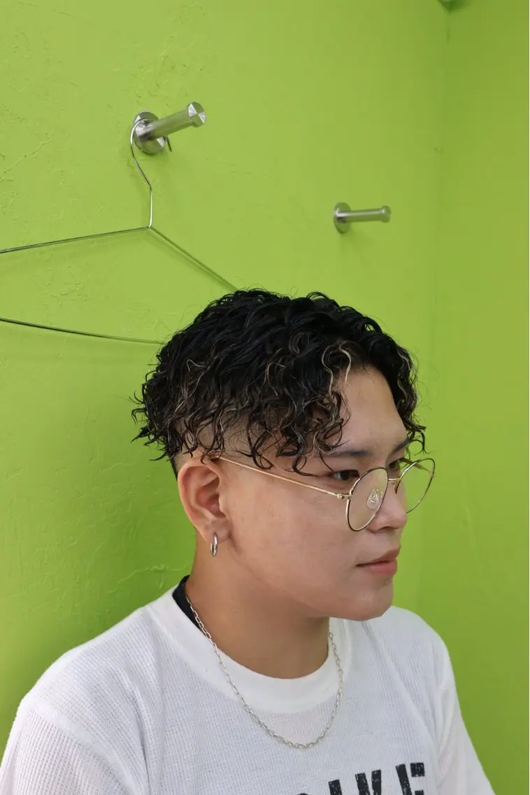 ショート パーマ 湘南台ORCO 店長 ✨RYUのヘアスタイル