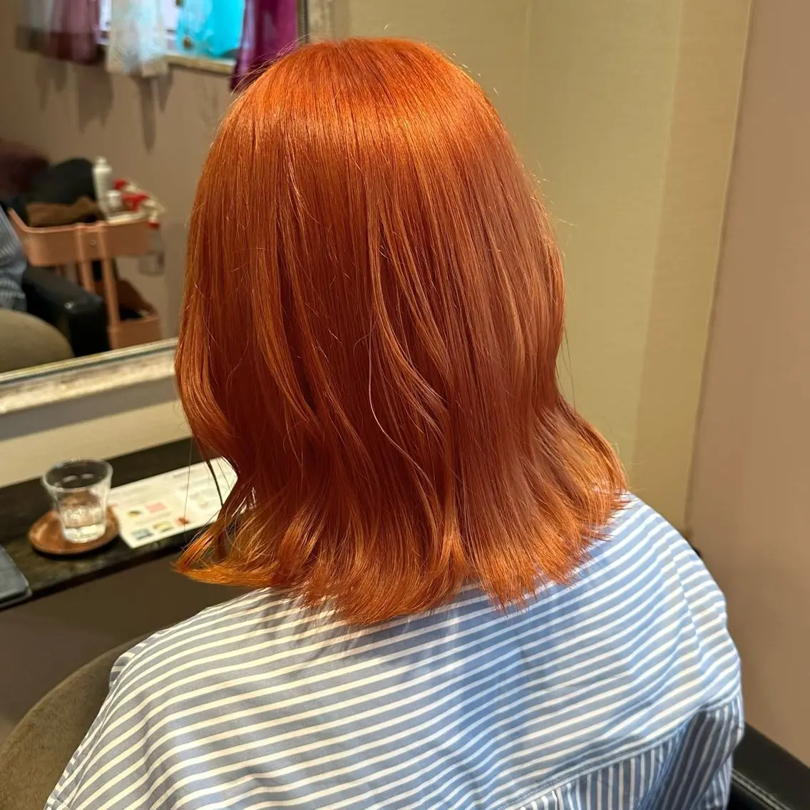 ミディアム カラー 柔らかいbeige ￤韓国￤🩰マユ🩰のヘアスタイル