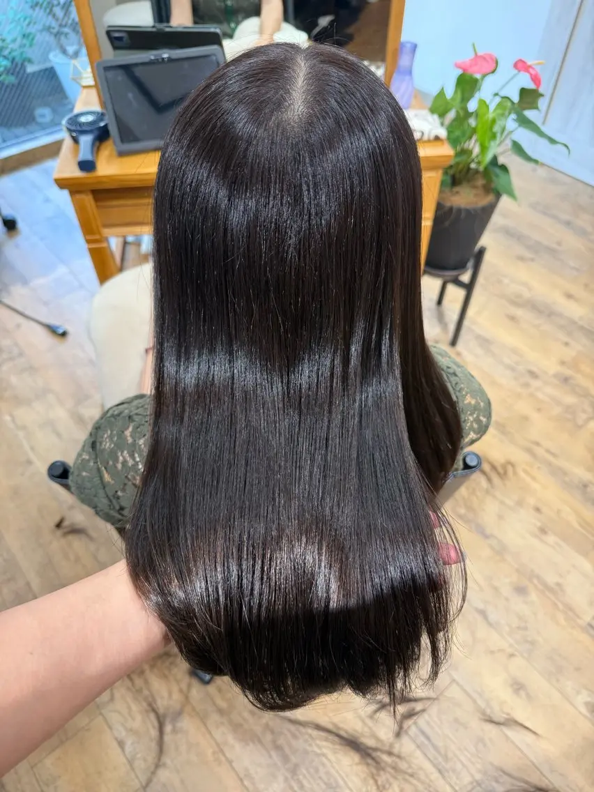 ロング カラー ✨艶髪✨ 奈須晴香のヘアスタイル