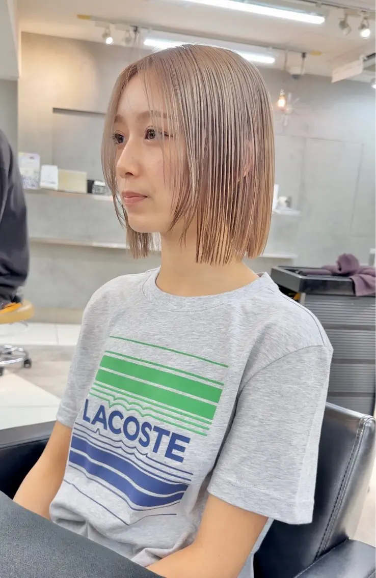 ショート カラー パーマウルフショート 濱田匠のヘアスタイル