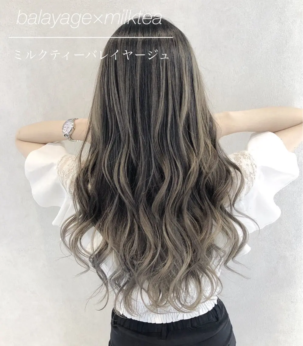 ロング カラー 🦋シールエクステ /韓国/リアラ🦋のヘアスタイル