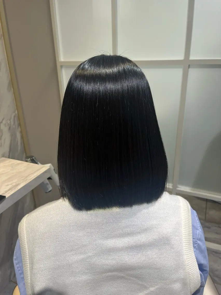 ミディアム 縮毛矯正 カット 縮毛矯正 🩵tocca yui🩵のヘアスタイル