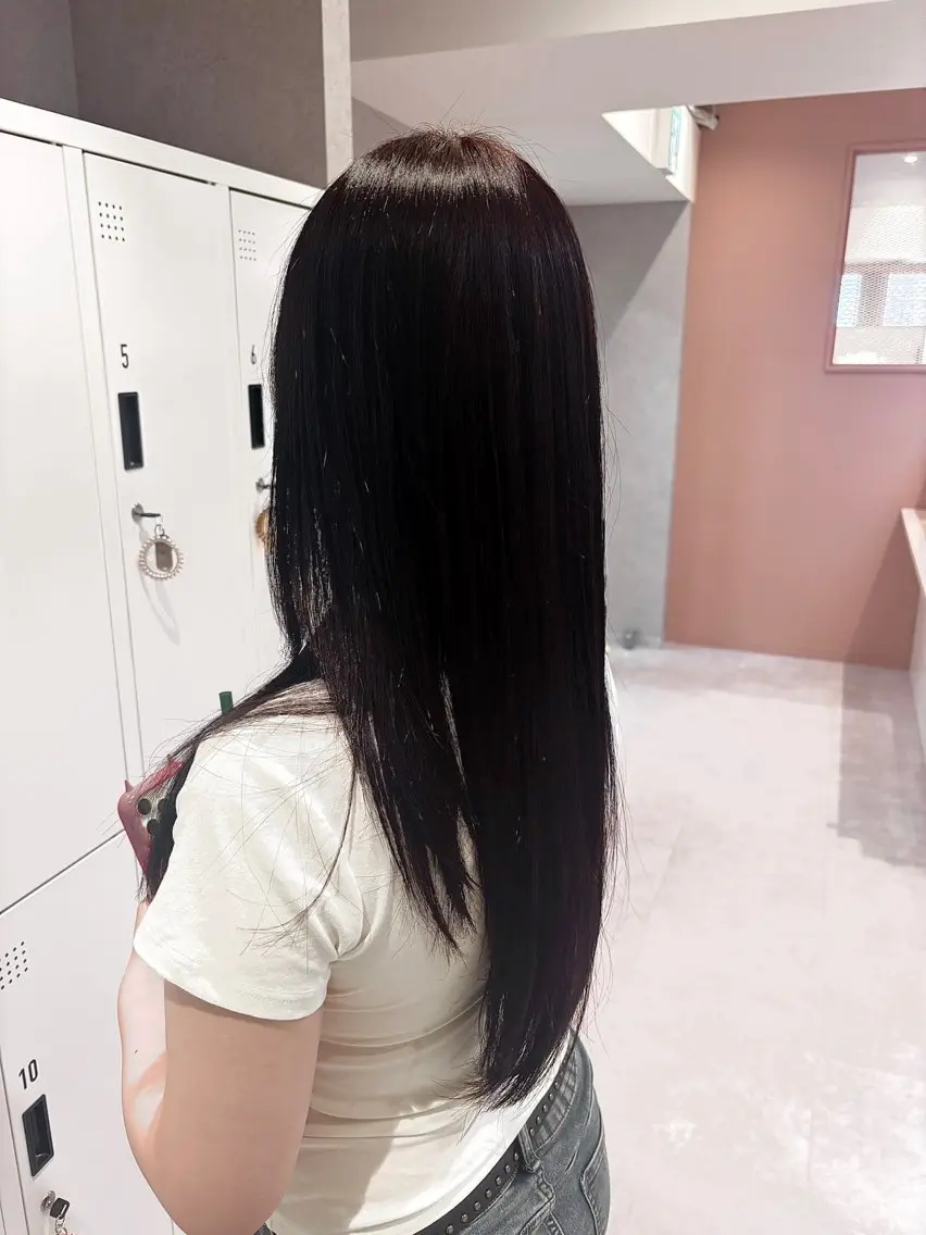 ロング カラー 齋藤 瑞樹のヘアスタイル