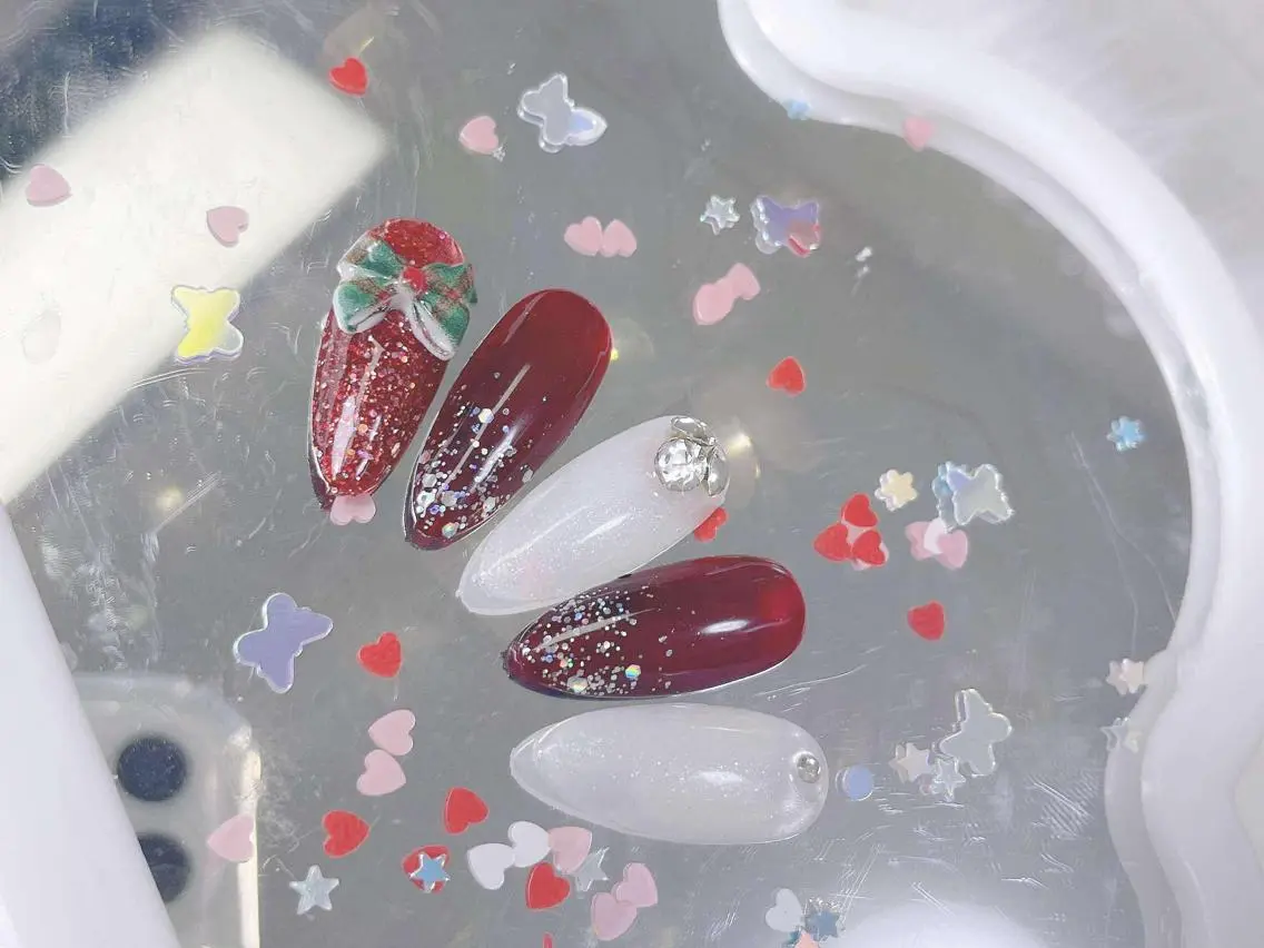 ネイル 成人式 フットネイル ジェルネイル マグネットネイル 大理石ネイル(マーブル) ハンドネイル k.bi nailsalonのネイルデザイン