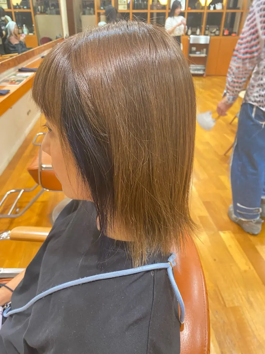 ミディアム 長澤 しずくのヘアスタイル