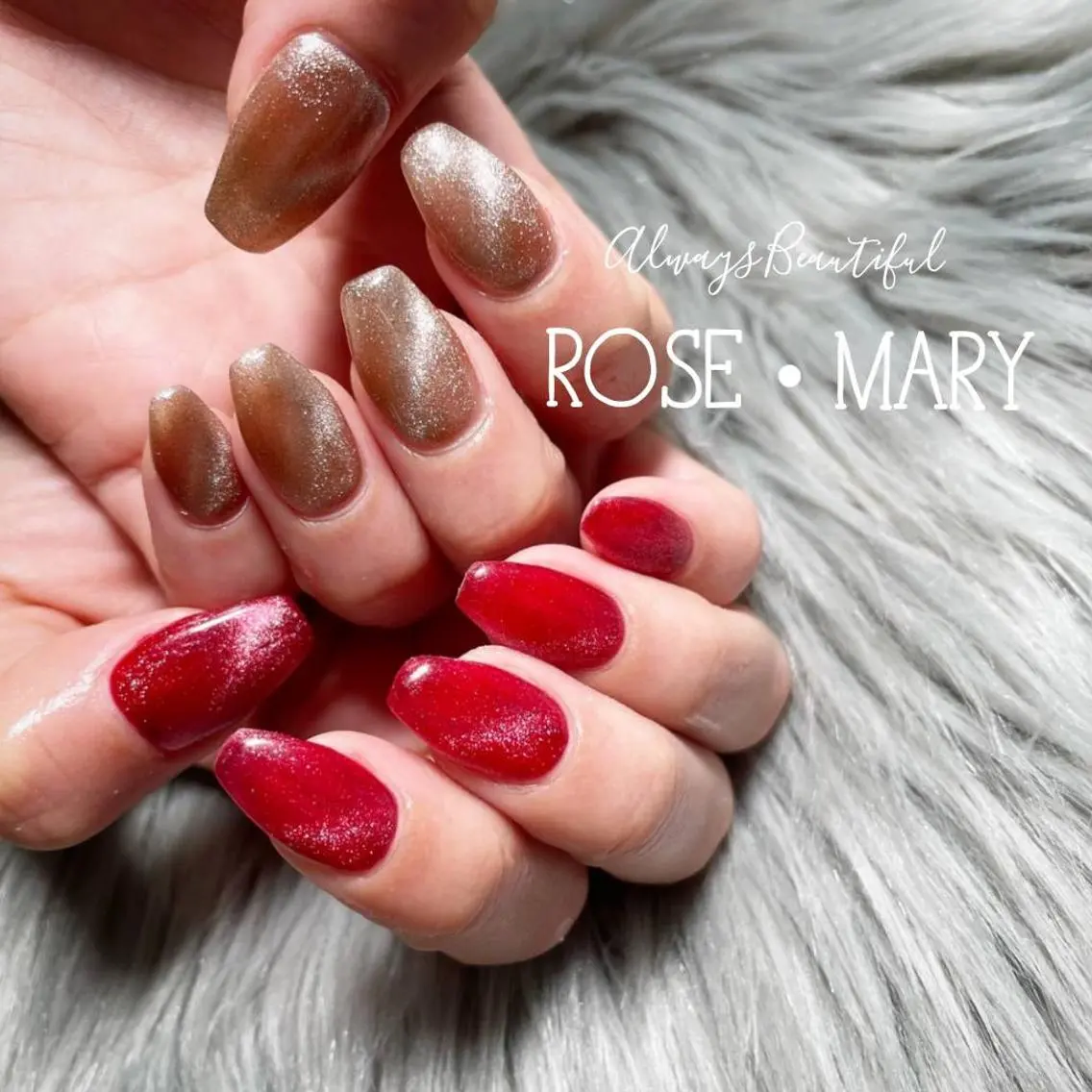 ネイル ハンドネイル ROSE・ MARY 鈴木のネイルデザイン