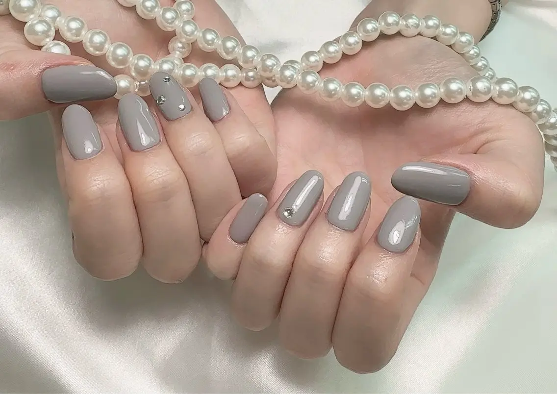 ネイル チークネイル 長さ出し フレンチネイル ジェルネイル ガラスフレンチ ハンドネイル kao nail マグネット/長さだしのネイルデザイン
