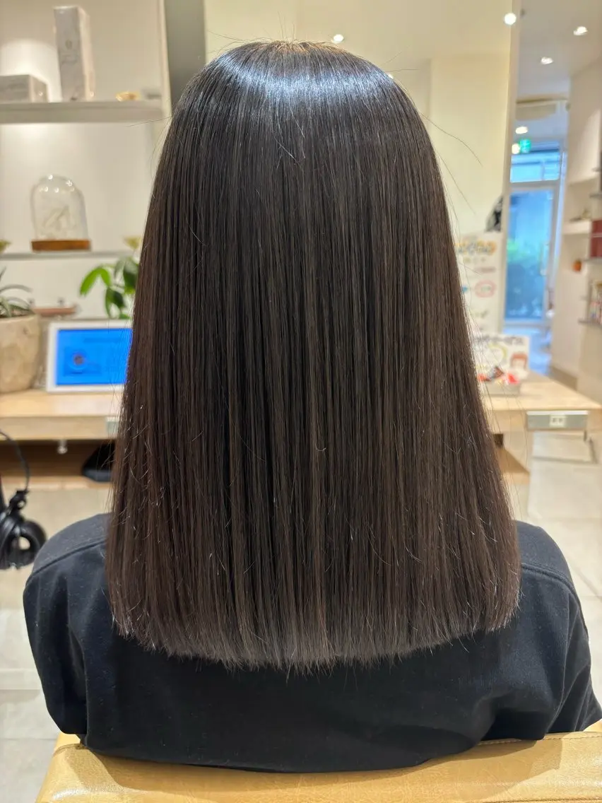 【平日お得🉐】カット➕透明感カラー➕プレミアムトリートメントの写真