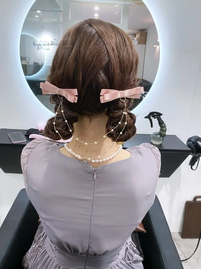 ヘアアレンジ 友田 千栄のヘアスタイル