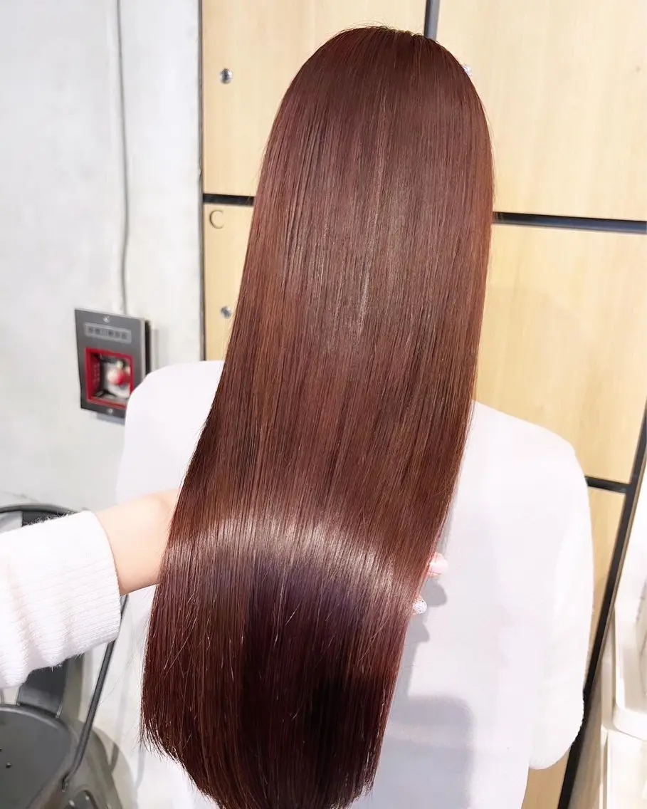 ロング カラー パーマ ブリーチ 髪質改善 ロング トリートメント 酸性ストレート ヘアカラー 縮毛矯正 💎髪質改善専門 jewel boxのヘアスタイル