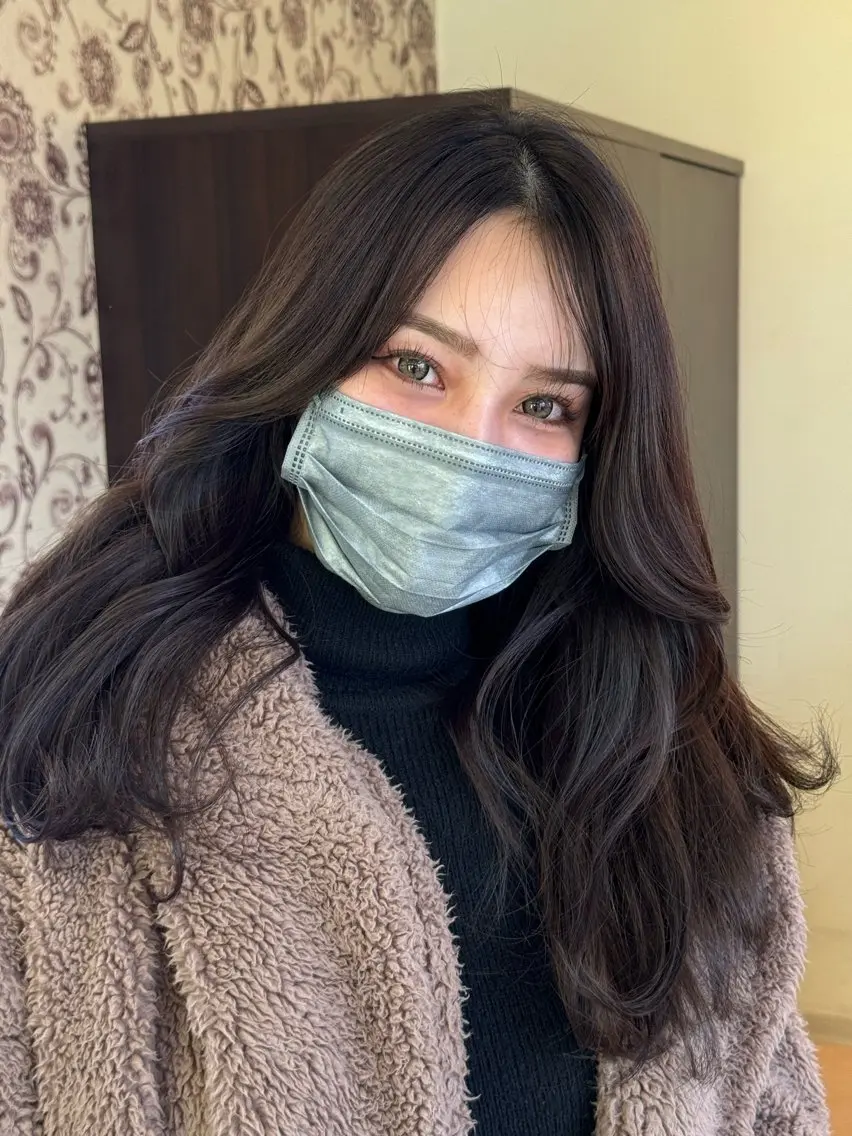 ロング レイヤーカット カット ヘアカラー トリートメント 奥川拓哉/倉敷/中庄 /髪質改善/レイヤーのヘアスタイル