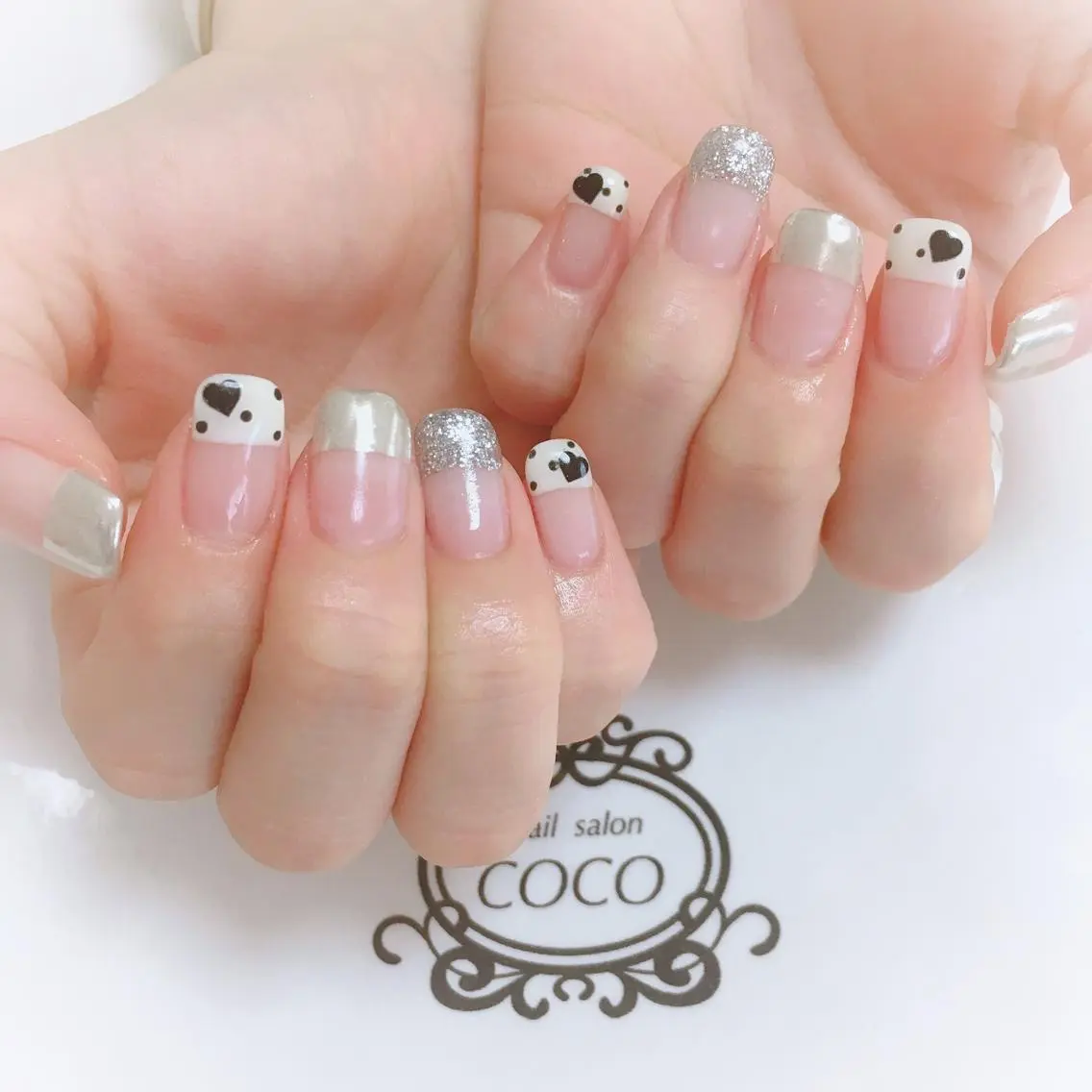 ロング カラー パーマ ヘアアレンジ メンズ キッズ ネイル マツエク・マツパ nail Berunaのネイルデザイン