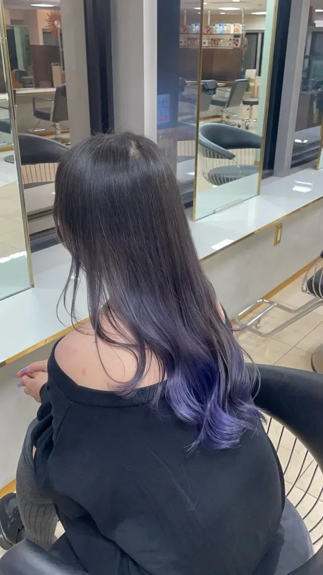 ロング カラー ラベンダーカラー パープルカラー 🎀 Suzuka🎀🫧のヘアスタイル