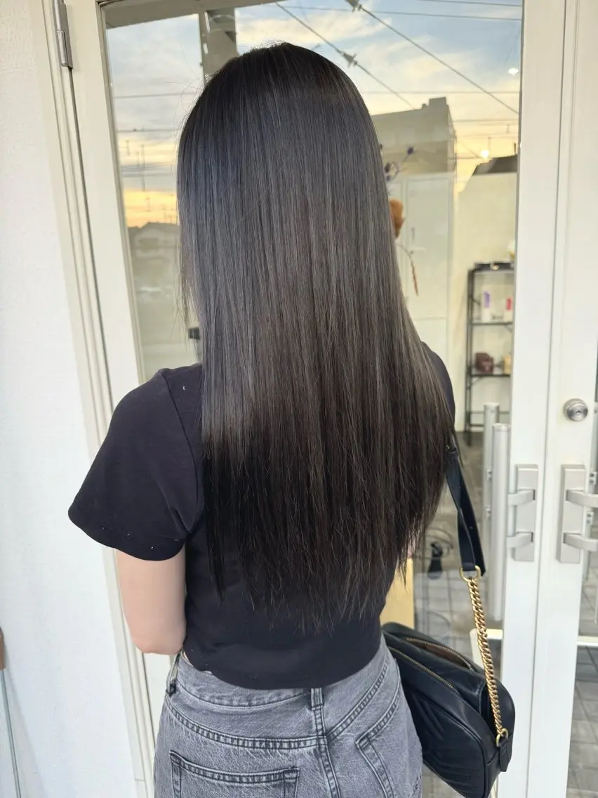 ロング カラー M IIのヘアスタイル