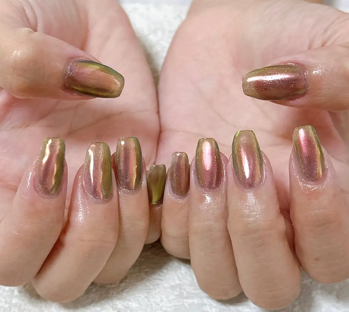 ネイル オーロラネイル フットネイル フレンチネイル ジェルネイル 韓国ネイル ハンドネイル mogunail &blowのネイルデザイン